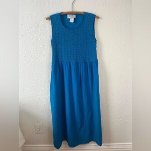 Vintage Cotton Maxi Dress + Cropped Jacket